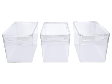 SILVERCREST® Organizéry s vekom do chladničky, L, 3 kusy