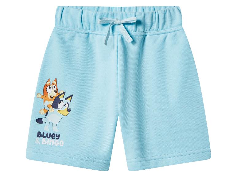 Detské teplákové šortky, 2 kusy (Bluey, 122/128)