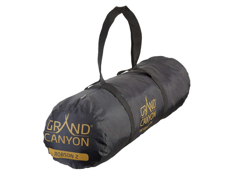 Čierny stan Grand Canyon Robson 2 v prepravnom vrecku.