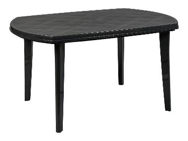 LIVARNO home Záhradný stôl Dallas, antracitová, 137 x 90 x 74 cm