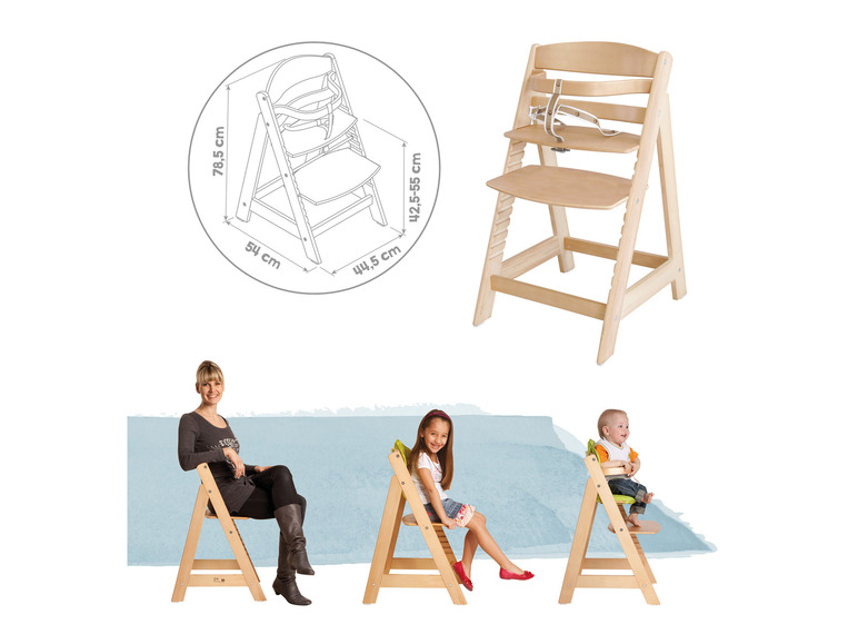Prejsť na zobrazenie na celú obrazovku: roba Detská drevená vysoká jedálenská stolička Sit Up – obrázok 28