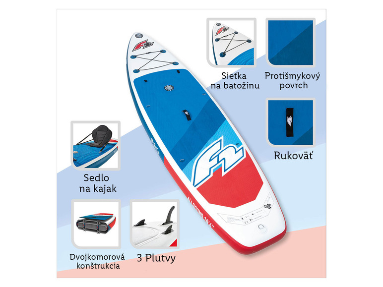 Prejsť na zobrazenie na celú obrazovku: F2 Dvojkomorový univerzálny paddleboard Allround 10'6" – obrázok 2