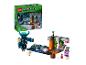 Súprava LEGO Minecraft The Warden Encounter s krabicou a hernou scénou.
