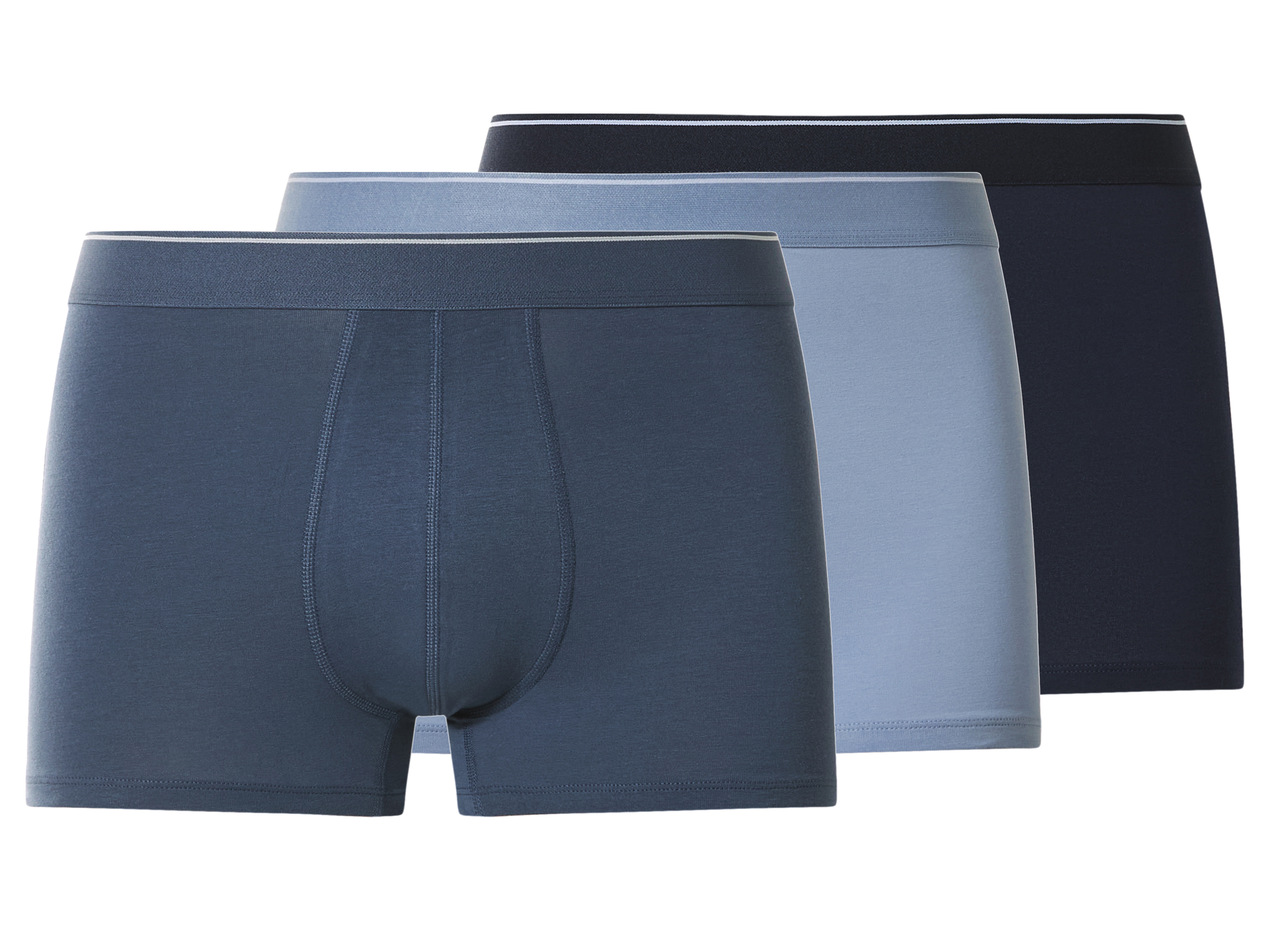 esmara Men Pánske boxerky, 3 kusy (navy modrá/modrá, 5/M)