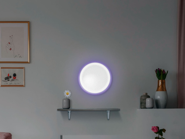 Prejsť na zobrazenie na celú obrazovku: LIVARNO home Stropné LED svietidlo s farebným dekoratívnym svetlom – obrázok 11