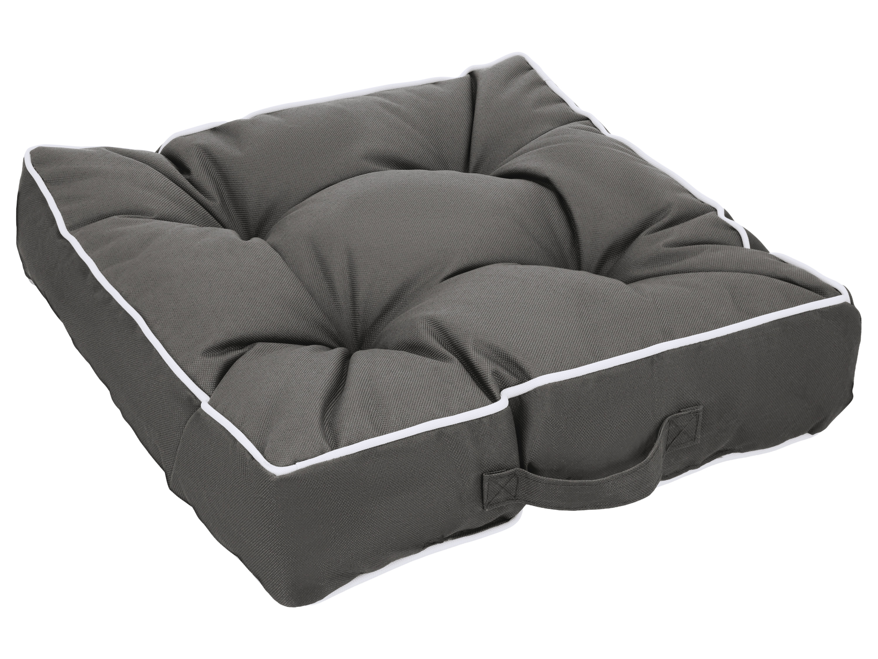 LIVARNO® Podsedák do exteriéru, 39 x 39 x 8 cm (sivá)