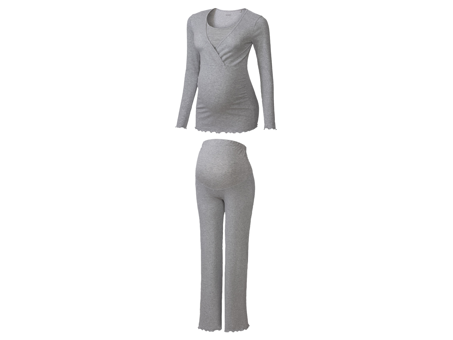 esmara® Dámske tehotenské pyžamo (XL (48/50), sivá)