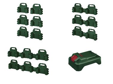 PARKSIDE® Nástenný držiak na aku skrutkovač/akumulátory