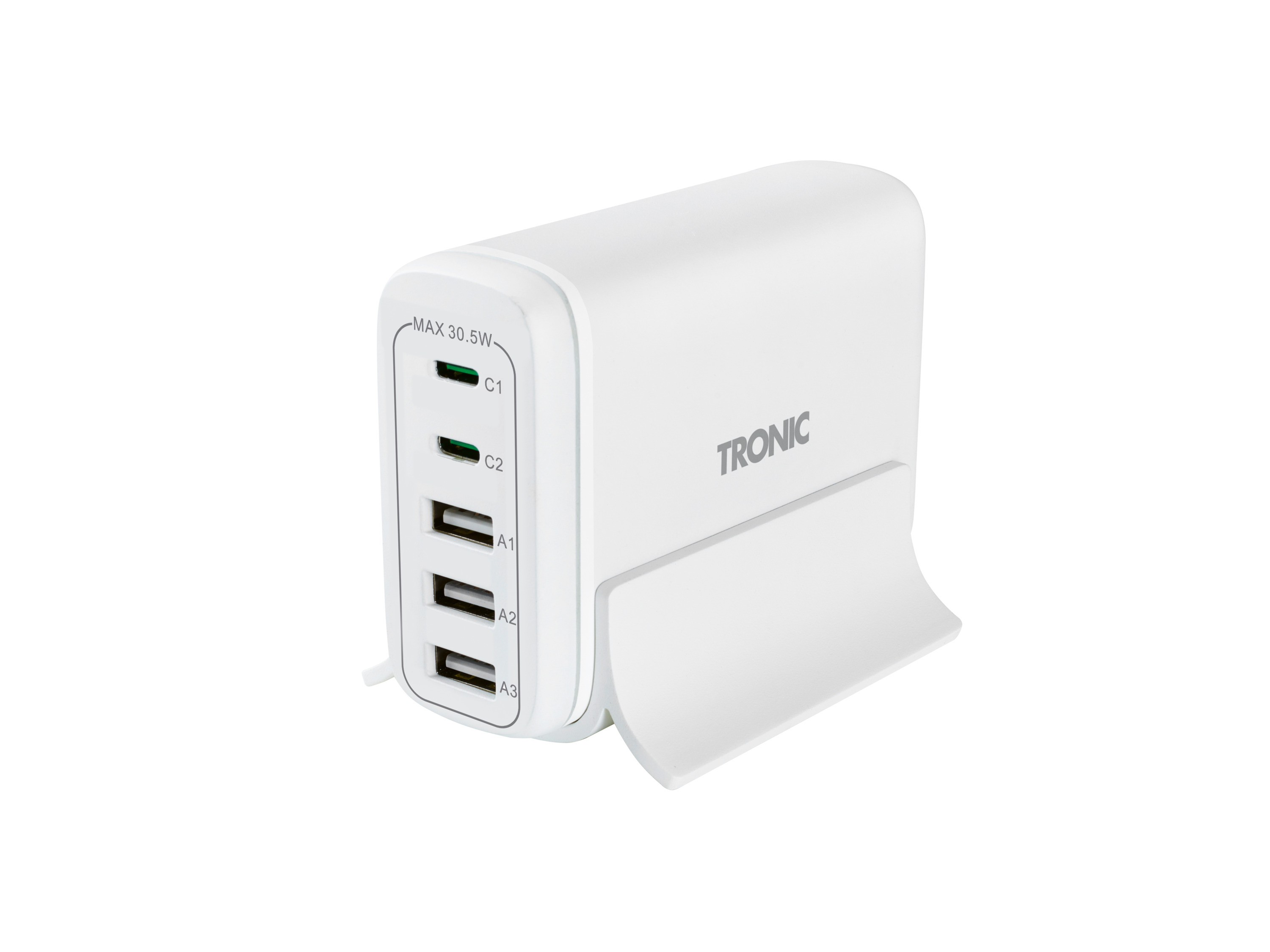 E-shop TRONIC® USB nabíjačka 2x USB-C (biela)
