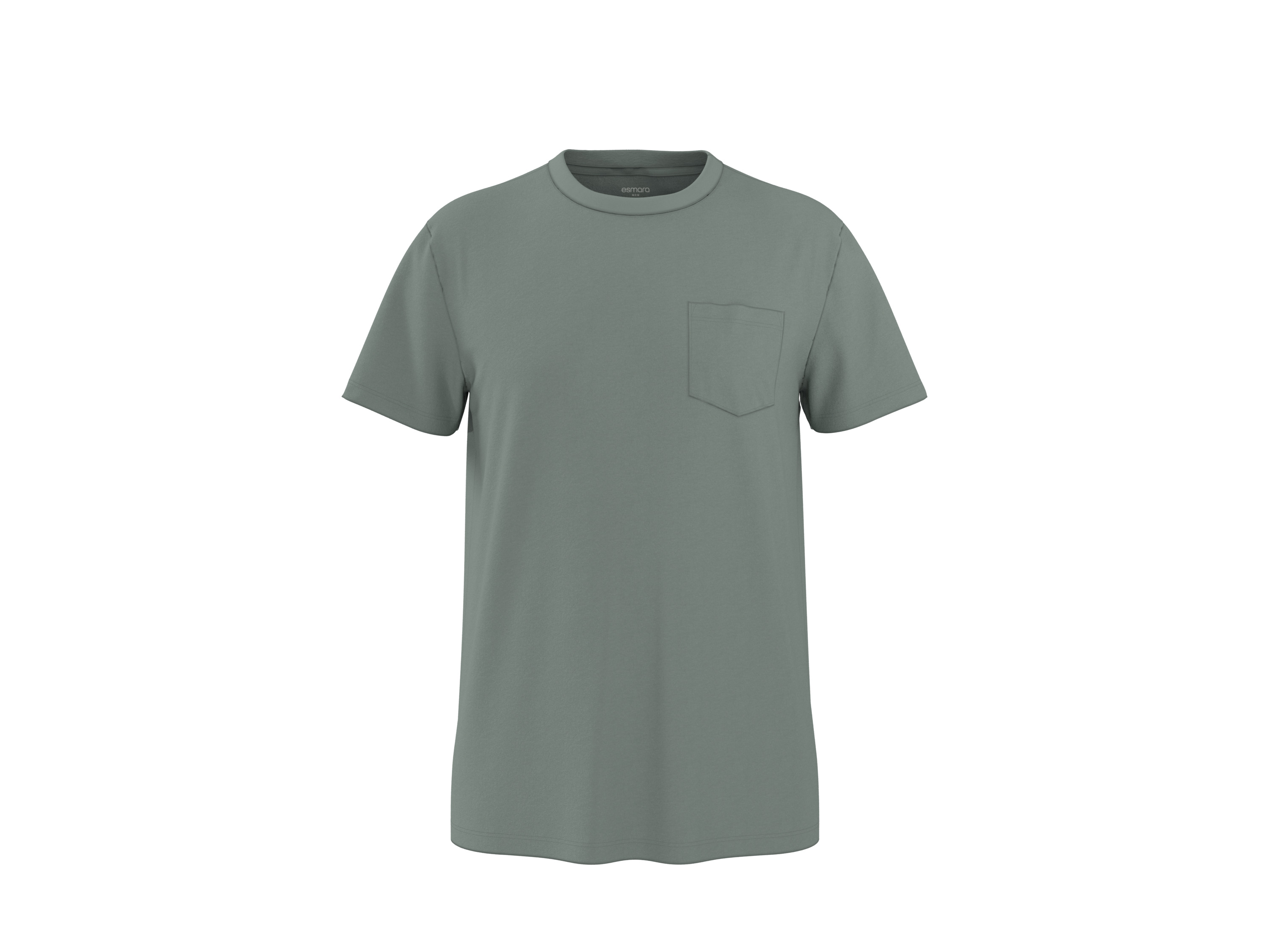 esmara Men Pánske tričko s ľanom Premium (zelená, XL (56/58))