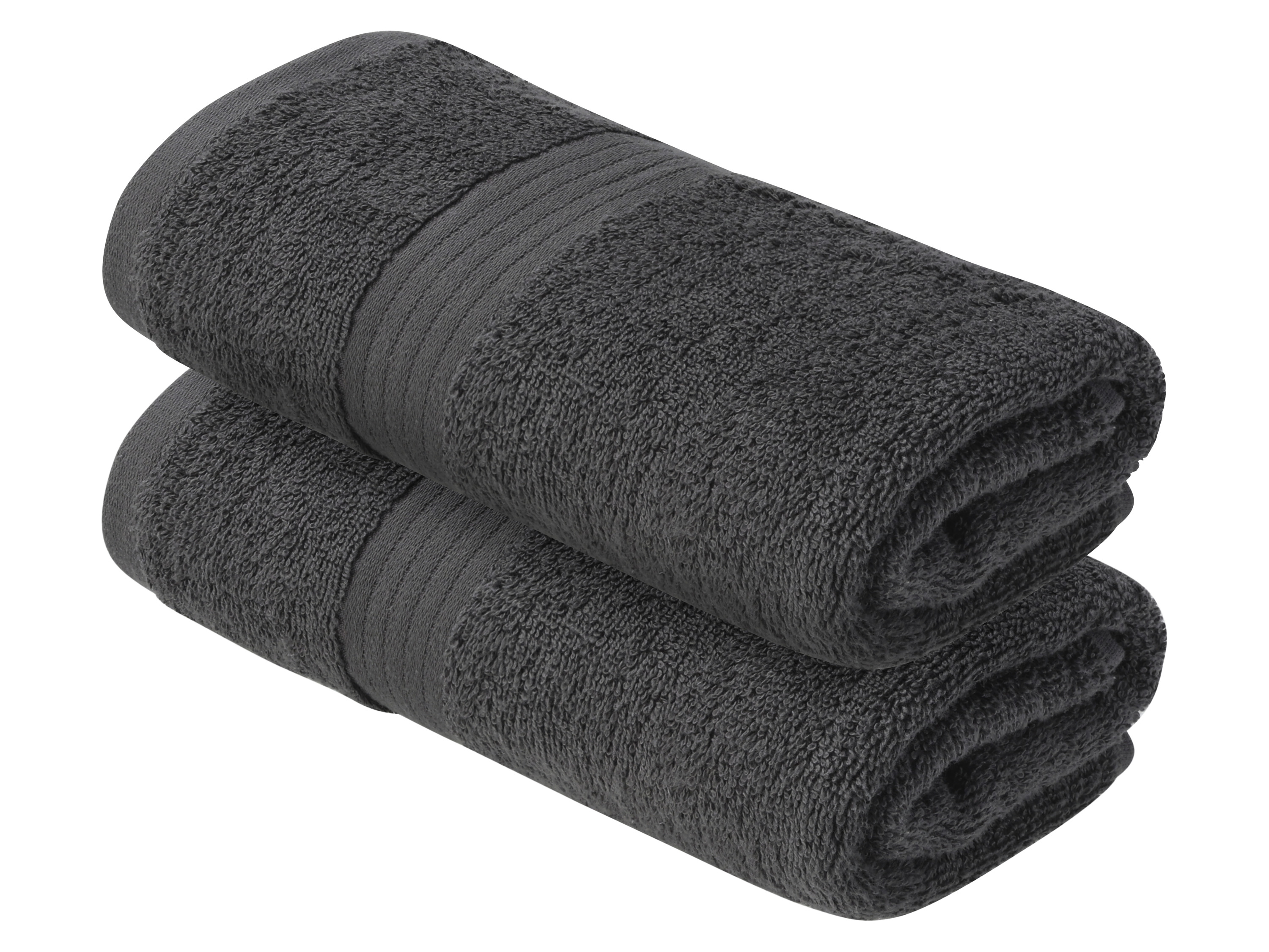 LIVARNO® Froté uteráky, 50 x 100 cm, 2 kusy (sivá)