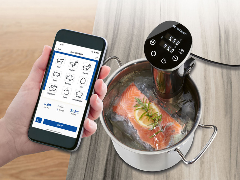 Prejsť na zobrazenie na celú obrazovku: SILVERCREST® KITCHEN TOOLS Varič Sous Vide Stick Smart SSVSS 1200 A1 – obrázok 2