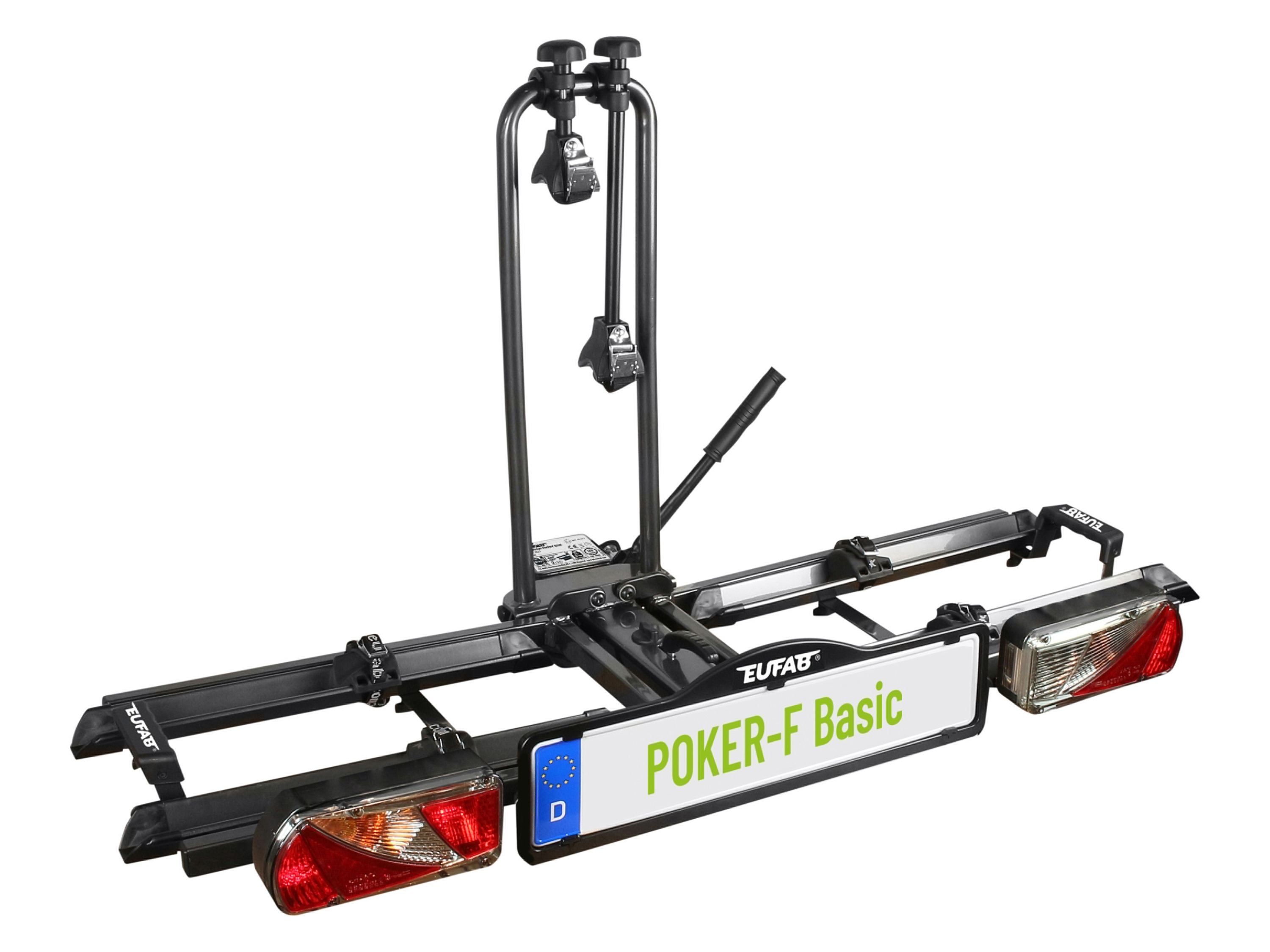 EUFAB Nosič bicyklov na ťažné zariadenie POKER-F