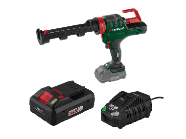 PARKSIDE® Aku pištoľ na kartuše 20 V PKPA 20-Li A2 + Smart akumulátor 20 V/4 Ah + Rýchlonabíjačka akumulátora 20 V/4,5 A