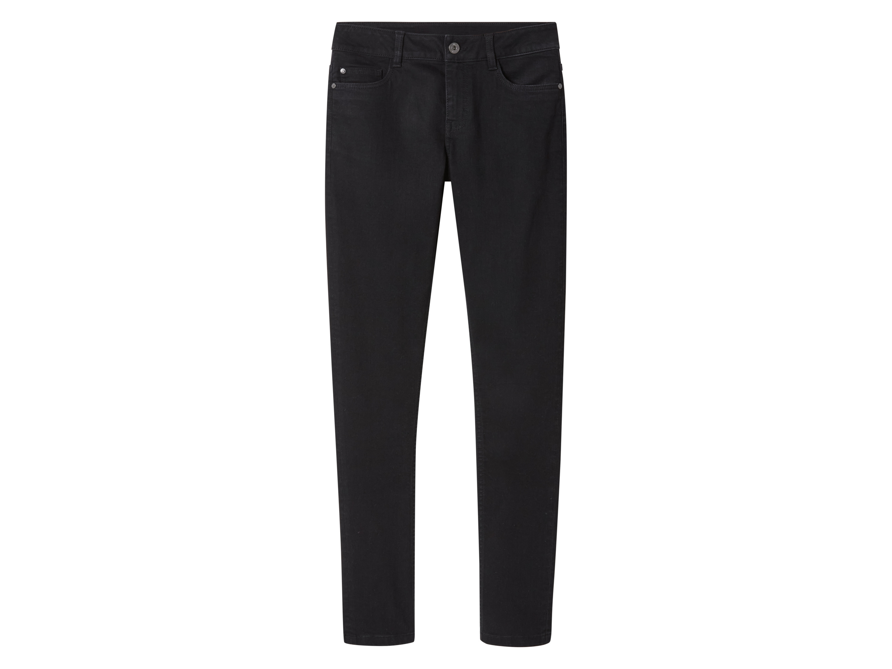 esmara® Dámske rifle „Skinny Fit“ (krátky, čierna, 38)