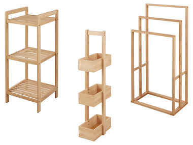 LIVARNO home Bambusový regál/držiak na uteráky