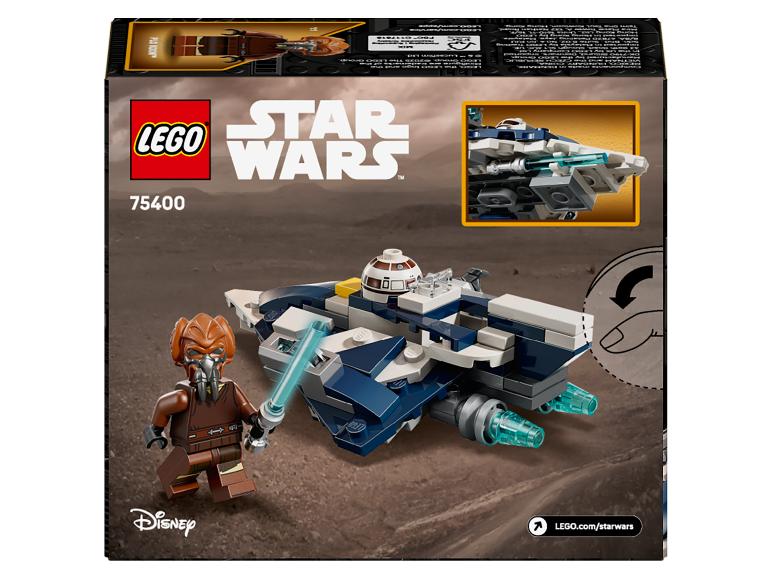 Súprava LEGO Star Wars 75400 s minifigúrkou Plo Koona a vesmírnou loďou.