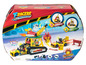 Sada T-Racers Turbo Crane Challenge s autom, žeriavom a doplnkami.