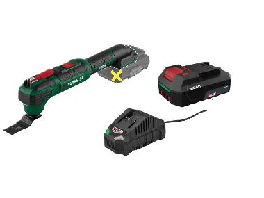 PARKSIDE® Aku multifunkčné náradie PAMFW 20-Li C3 + Akumulátor 20 V/2 Ah PAP 202 A1 + Nabíjačka na akumulátor 20 V/2,4 A PLG 20 C1