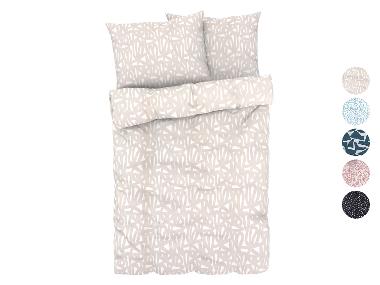 LIVARNO home Posteľná bielizeň zo saténového mikrovlákna, 200 x 220 cm