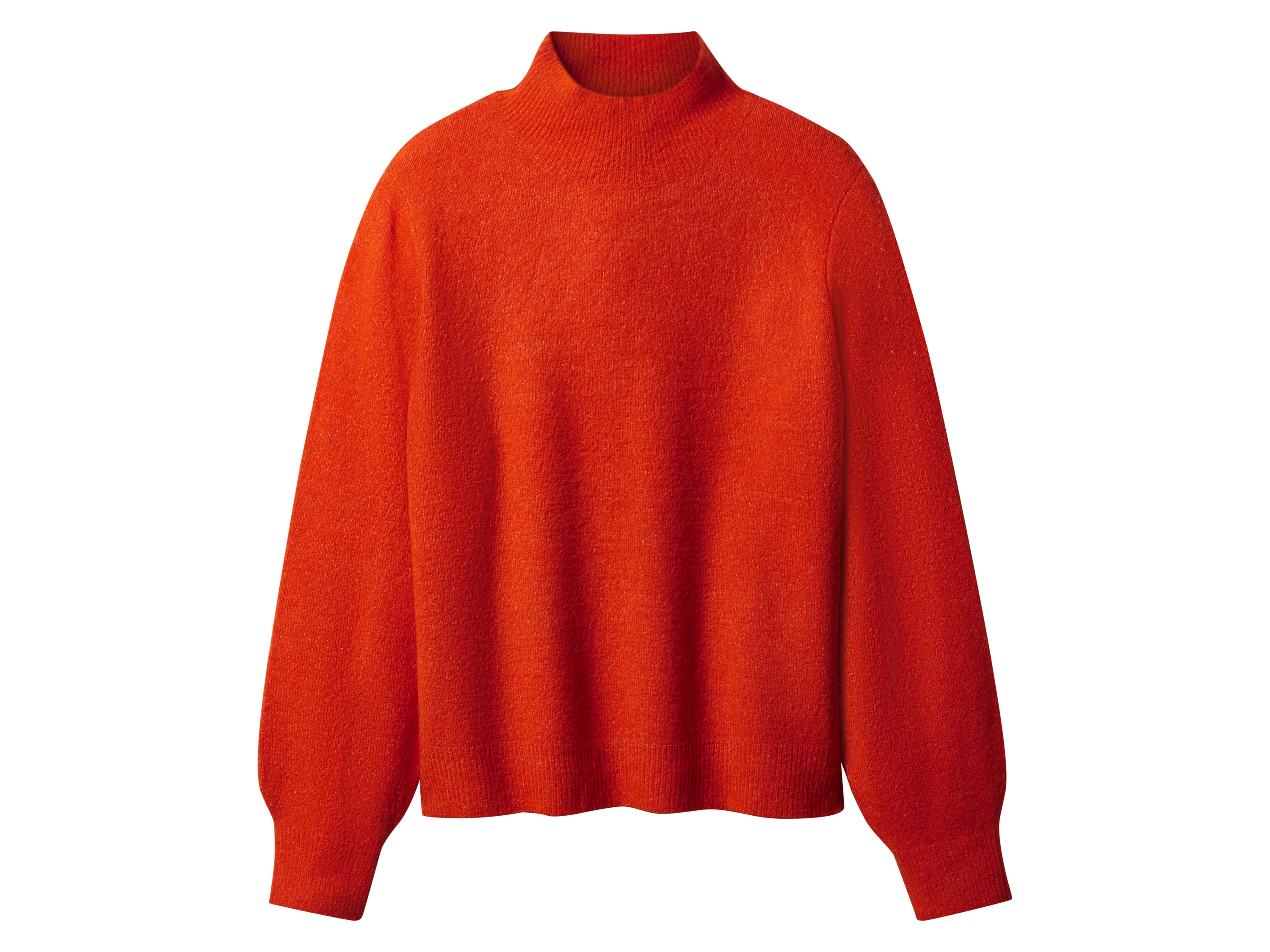 esmara® Dámsky pletený pulóver (oranžová, L (44/46))