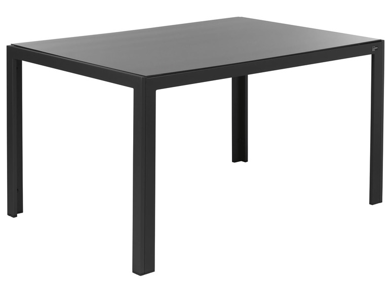 Prejsť na zobrazenie na celú obrazovku: LIVARNO home Hliníkový záhradný stôl Houston s obojstrannou doskou, čierna – obrázok 1