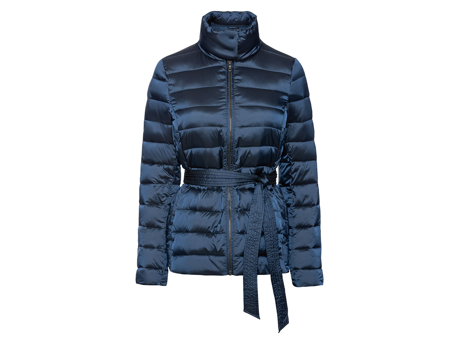 esmara® Dámska bunda s opaskom (S (36/38), navy modrá)