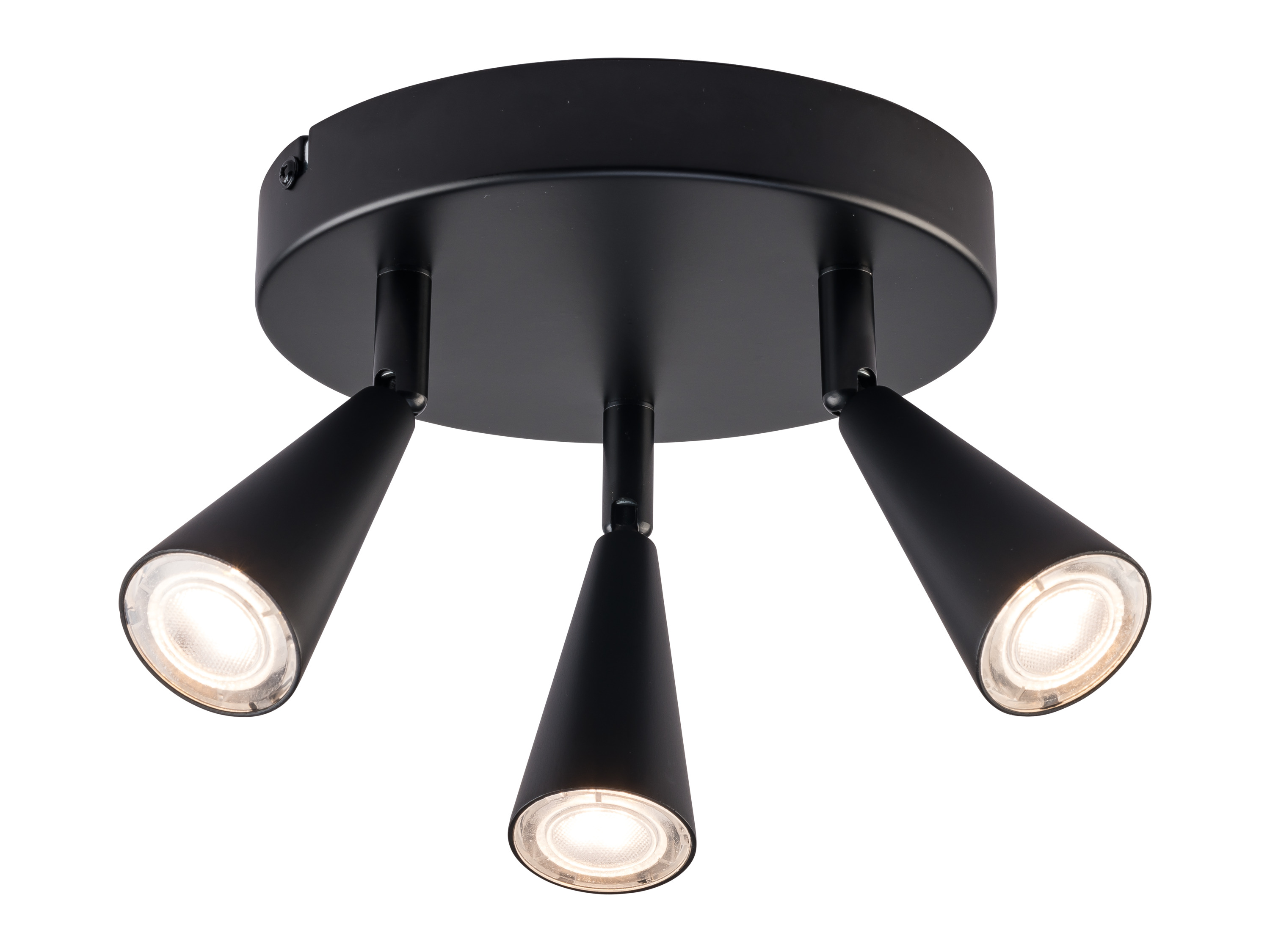 LIVARNO home Stropné LED svietidlo (okrúhly tvar/čierna)
