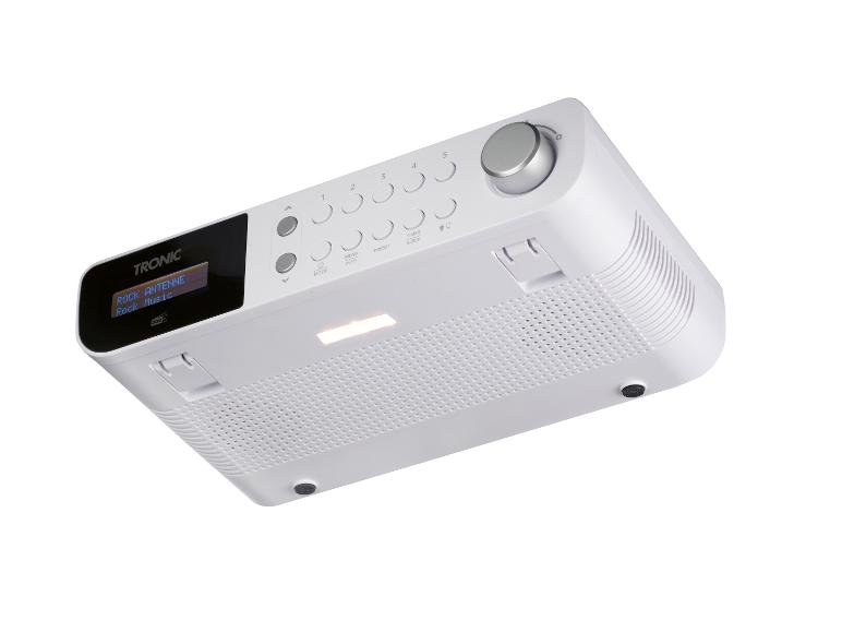 TRONIC DAB+ rádio s displejom zobrazujúcim „ROCK ANTENNE Rock Music“