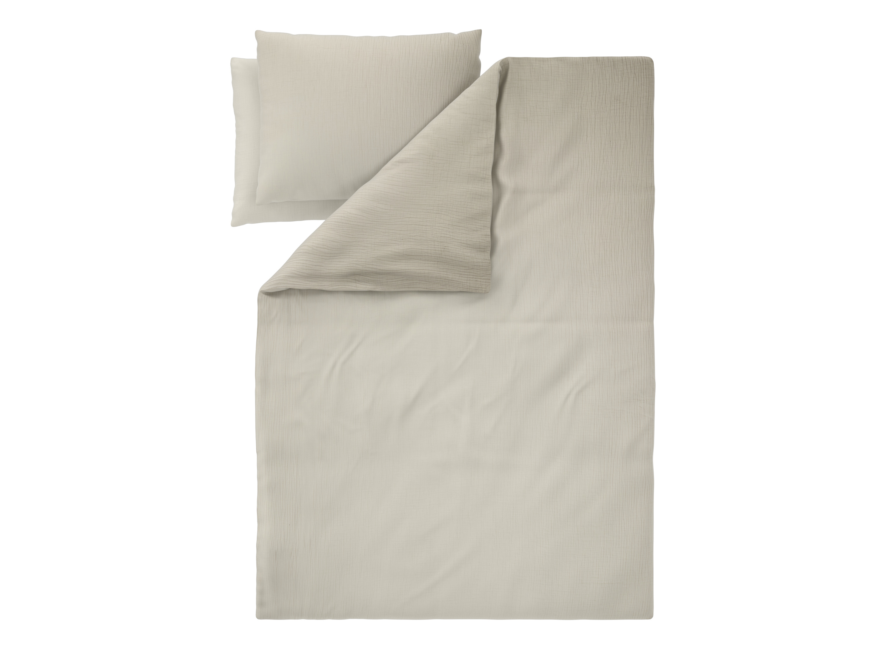 LIVARNO® Mušelínová posteľná bielizeň Premium, 240 x 220 cm (béžová)
