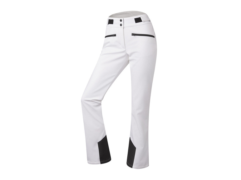 E-shop CRIVIT Dámske softšelové lyžiarske nohavice (40, biela)