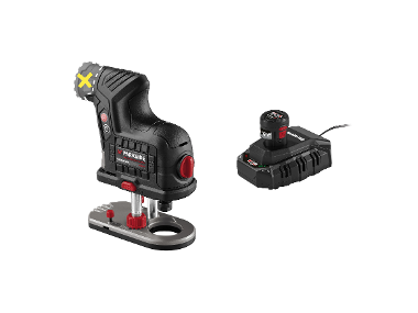 PARKSIDE PERFORMANCE® Aku fréza na hrany PPAKF 12 A1 + Akumulátor 12 V/2,5 Ah PAPK 12 2.5 B1 + Nabíjačka 6 A PLGK 12 6.0 B1