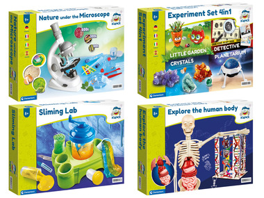 Experiment set 4 in 1 best sale clementoni