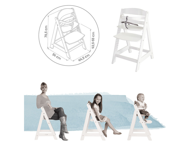 Prejsť na zobrazenie na celú obrazovku: roba Detská drevená vysoká jedálenská stolička Sit Up – obrázok 13