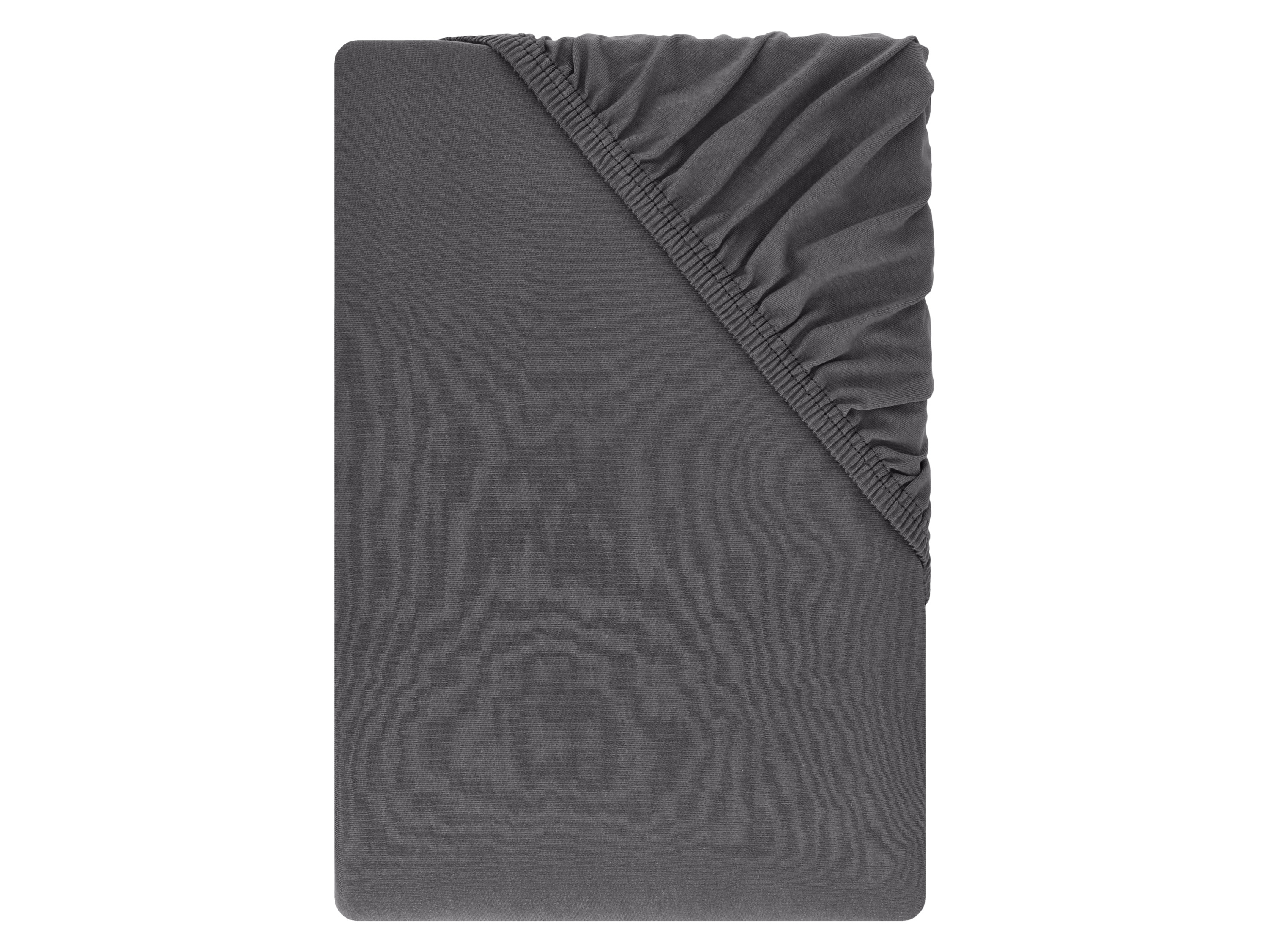 LIVARNO® Napínacia džersejová plachta, 140 - 160 x 200 cm (sivá)
