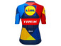 Cyklistický dres s logami Lidl a Trek.