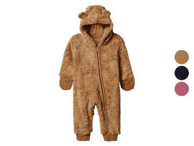 lupilu® Detský plyšový overal pre bábätká