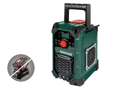PARKSIDE® Aku stavebné rádio PBRA 20-Li B2 – bez akumulátora