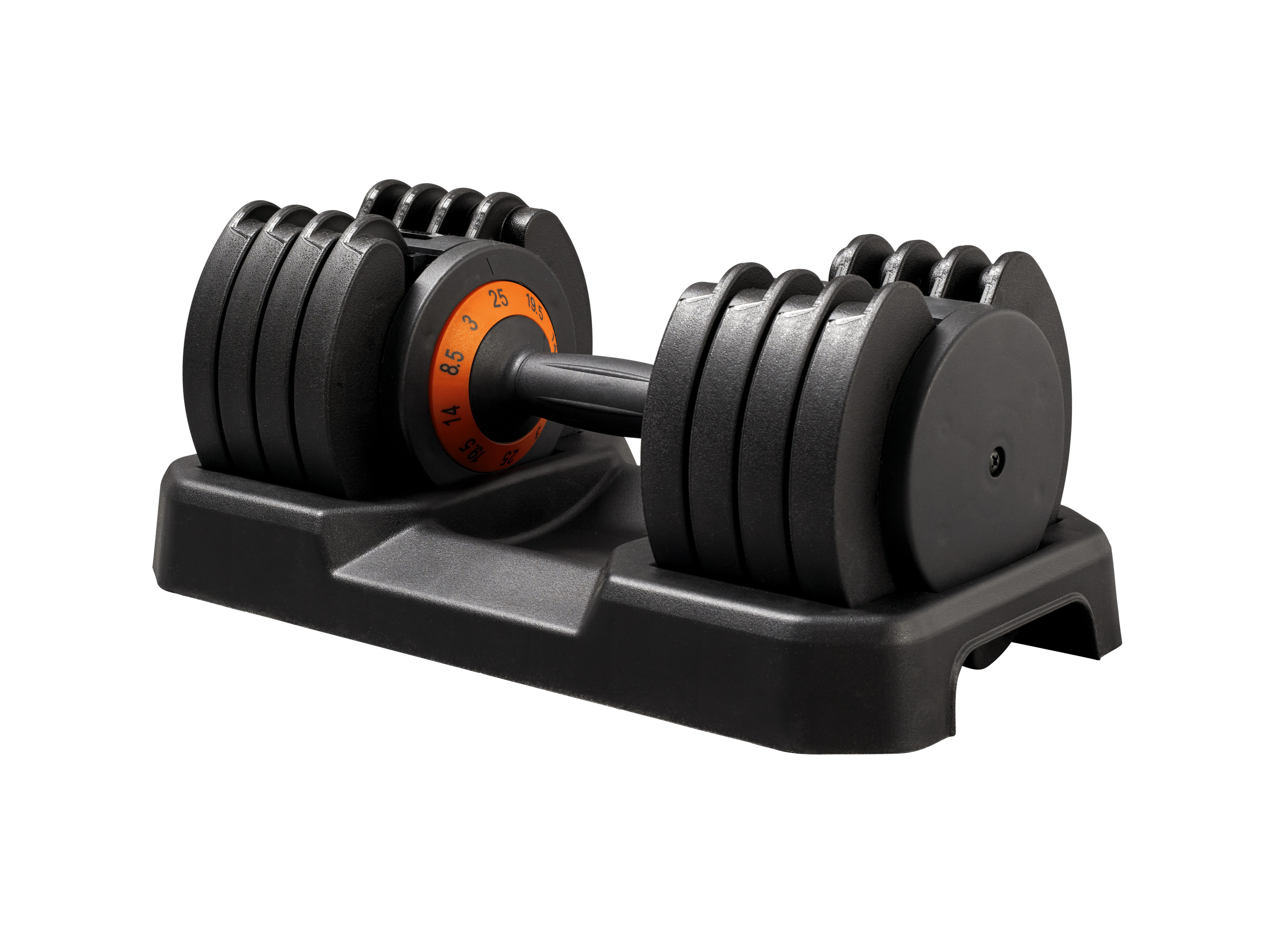 CRIVIT Krátka nastaviteľná činka 25 kg