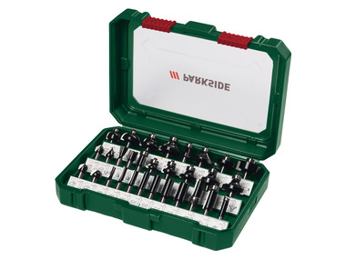 PARKSIDE® Súprava frézovacích bitov PFB 30 A1, 30-dielna