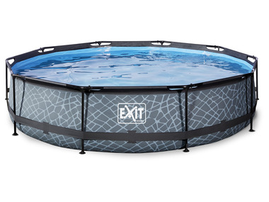 Exit Toys Bazén v imitácii kameňa Ø 360, s filtračným čerpadlom