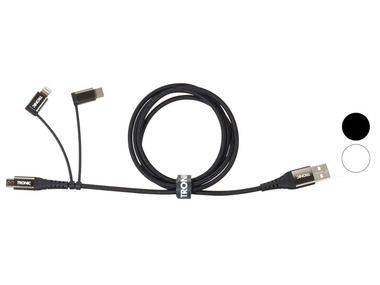 TRONIC® Nabíjací a dátový kábel 3 v 1