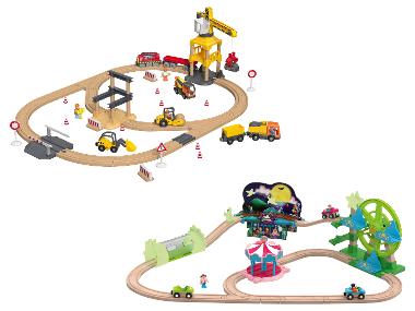 lupilu® Drevená železničná súprava L