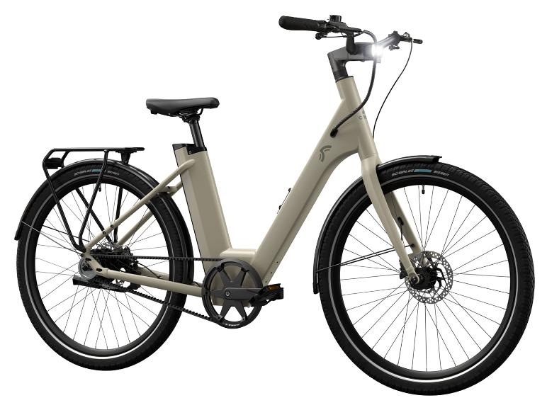 Crivit Mestský elektrobicykel Y.3 Belt Drive (béžová)