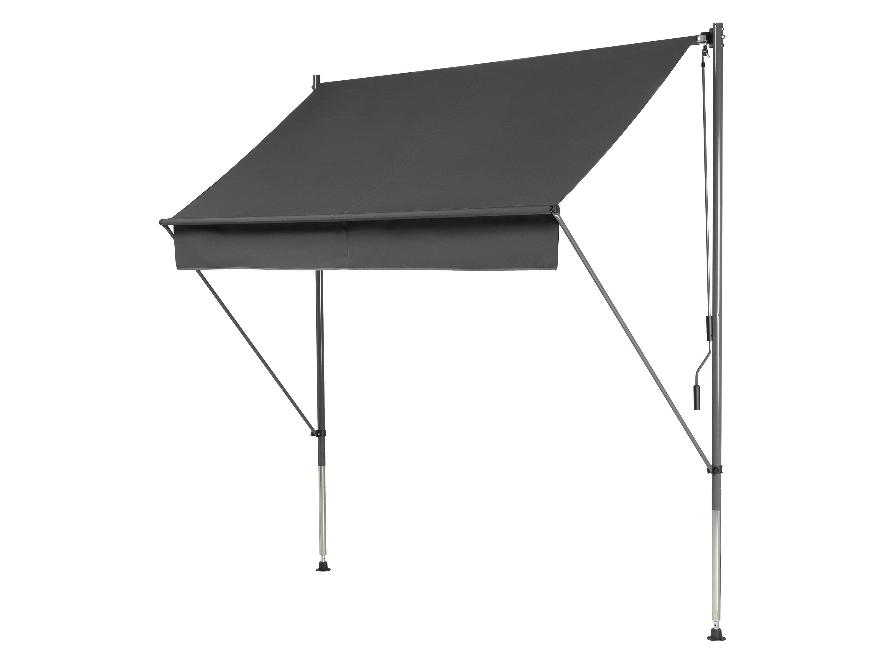 E-shop LIVARNO home Upínacia markíza, 2 x 1,5 m, antracitová