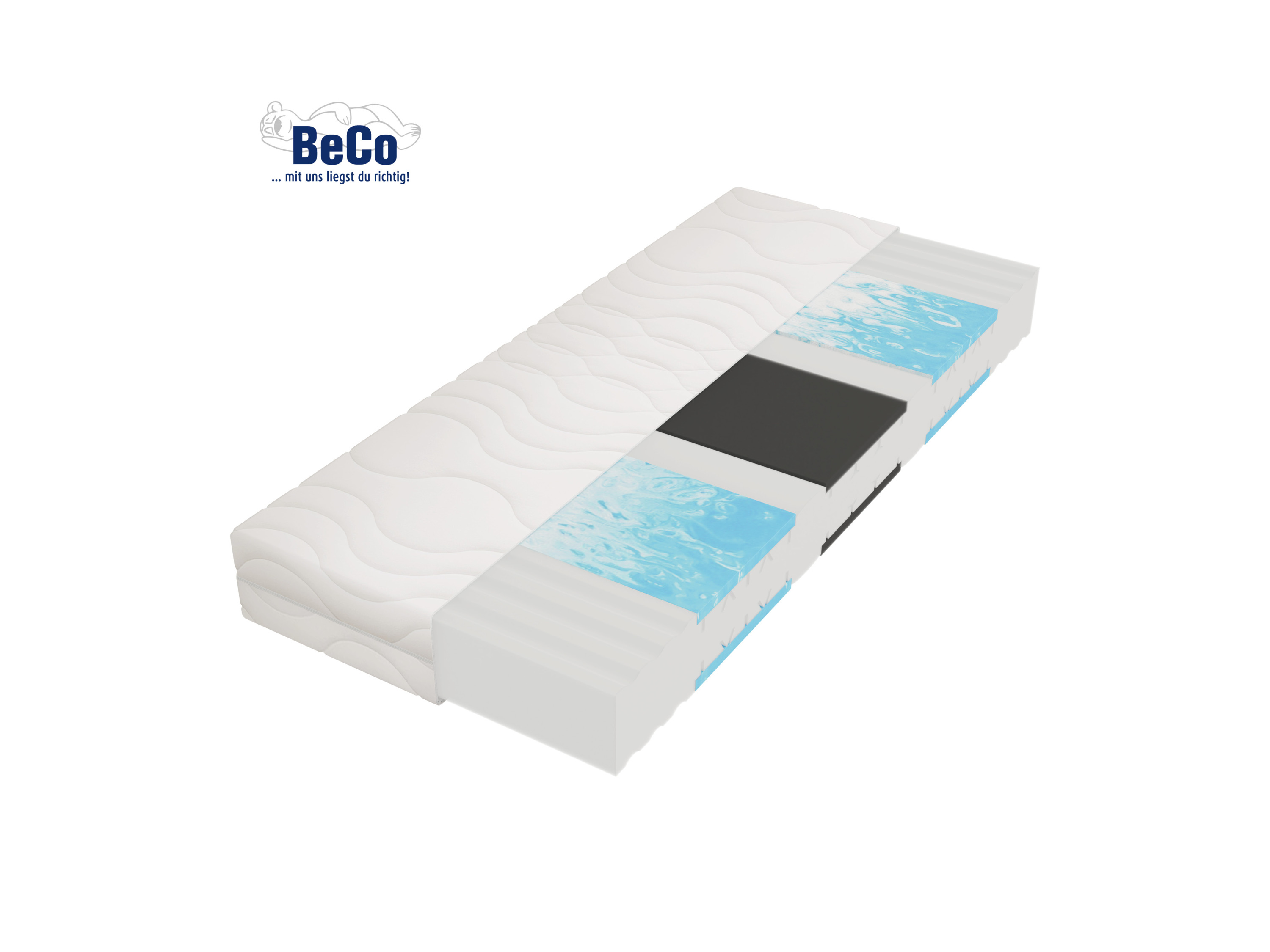 BeCo 7-zónový matrac z komfortnej peny Medibett Top (H3, 80 x 200 cm)