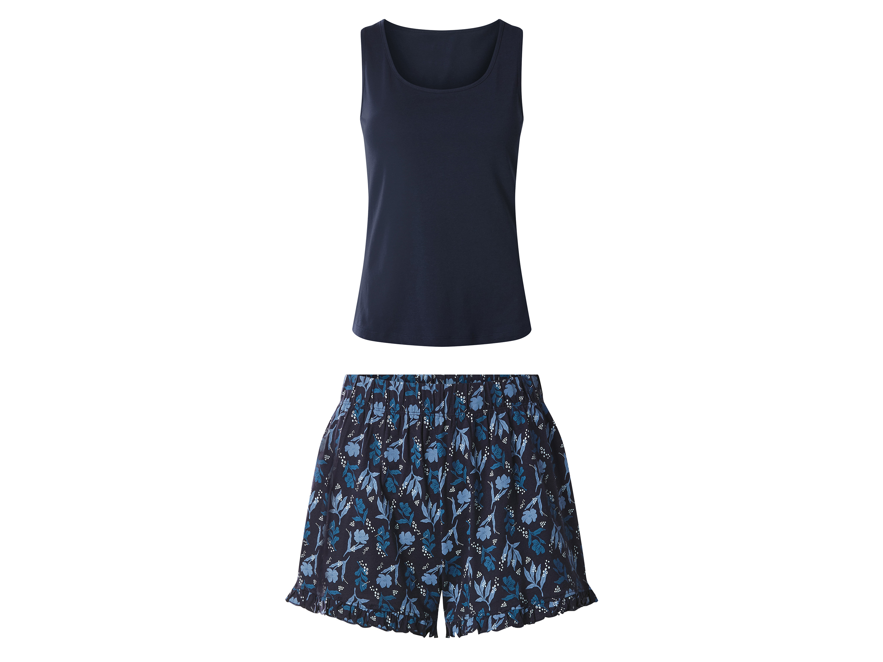 esmara® Dámske krátke pyžamo (navy modrá, M (40/42))