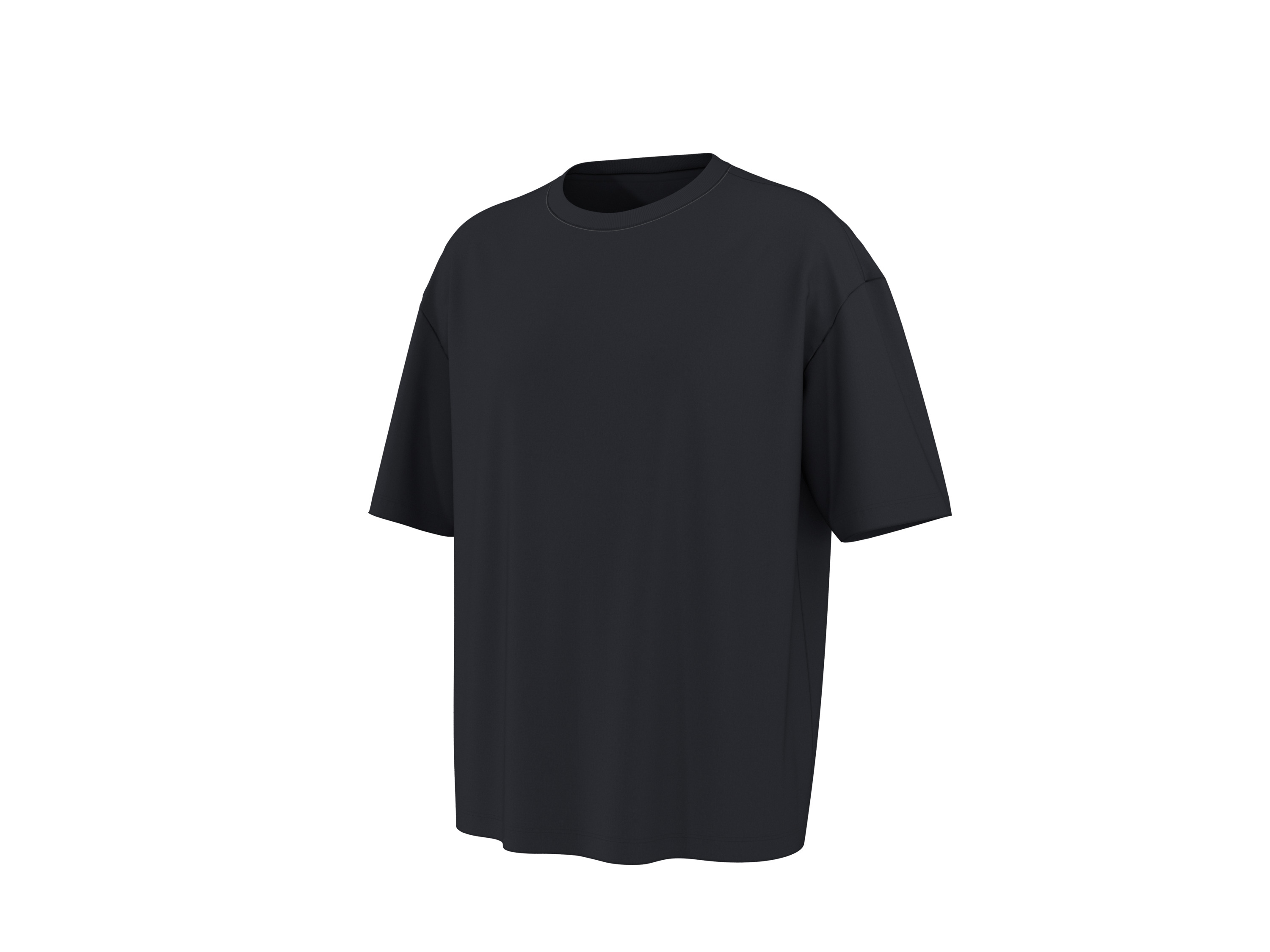 esmara Men Pánske oversize tričko (čierna, L (52/54))