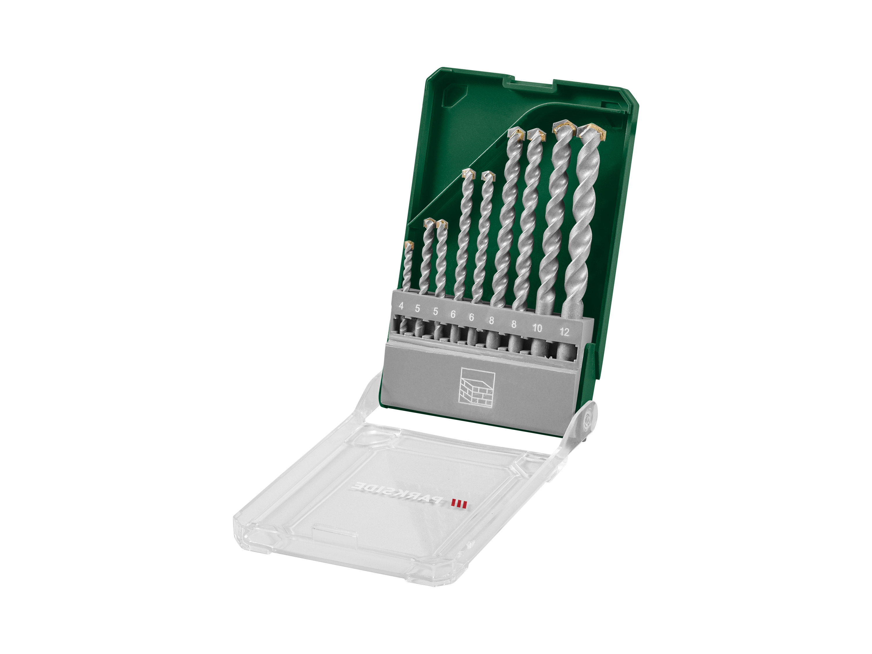 PARKSIDE® Súprava vrtákov (súprava vrtákov do kameňa, 9-dielna)