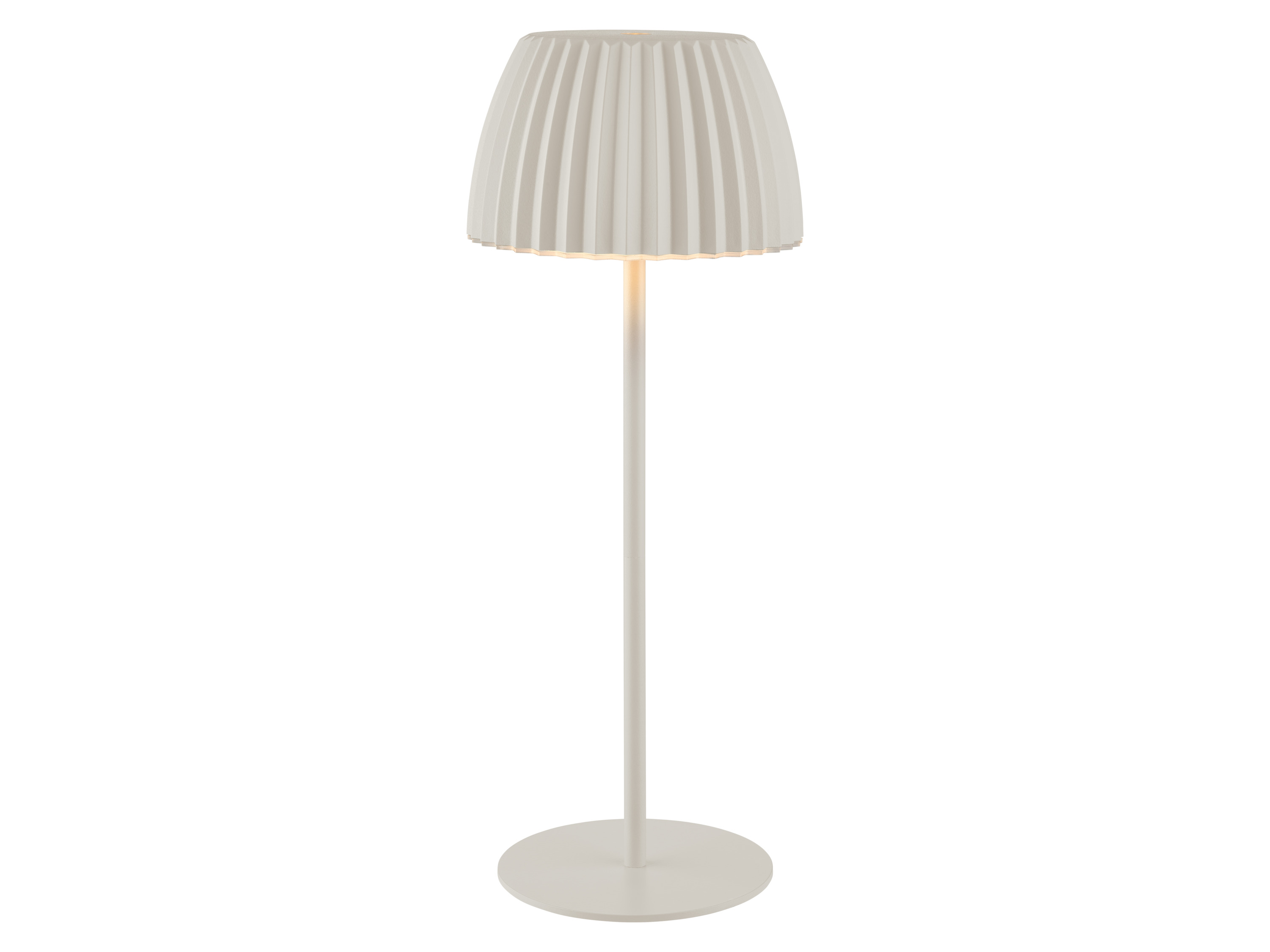 LIVARNO® Aku LED stolná lampa, 38 cm (béžová)